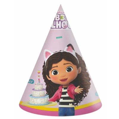 Afbeelding van Gabby&#039;s Dollhouse Feesthoedjes 6 stuks