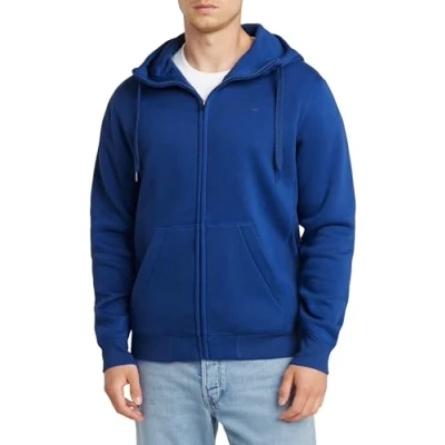 Afbeelding van G STAR Premium CORE SW L\S Sweater met rits, Heren, Maat: Large, Pilot