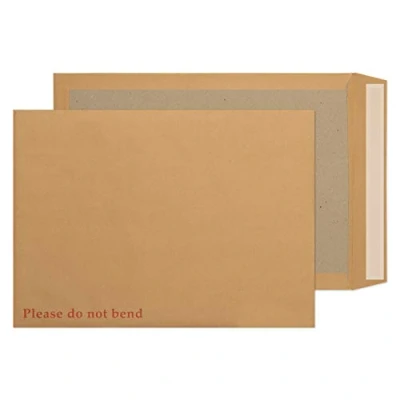 Afbeelding van Blake Puur verpakking C3 450 x 324 mm Board Back Pocket Peel &amp; Seal Enveloppen (4200/10) Manilla Pack van 10