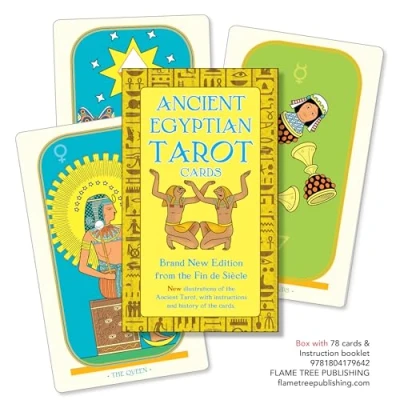 Afbeelding van Ancient Egyptian Tarot Card Pack: 78 Cards + Instruction Booklet