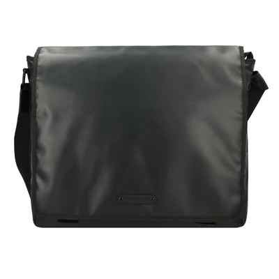 Afbeelding van Greenburry Upcycled Tarpaulin Boodschapper 40 cm Laptop compartiment
