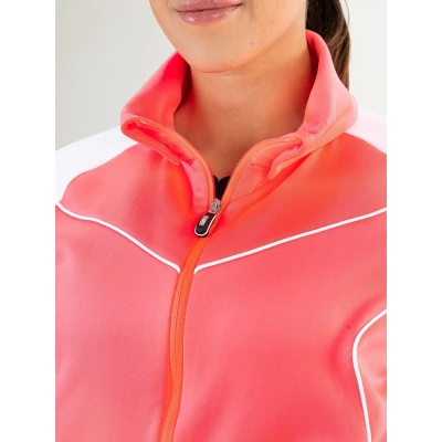 Afbeelding van Sjeng Sports Lady Jacket Fey (Flame Coral) Dames Koraal/Wit XL