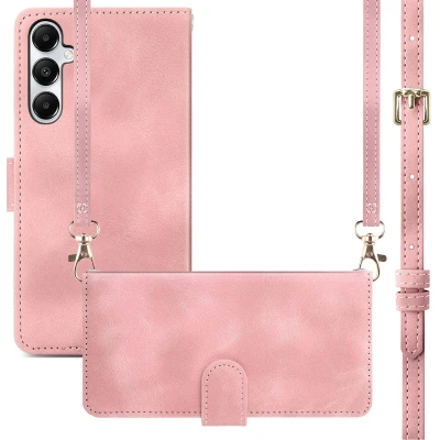 Afbeelding van Samsung Galaxy A17 (5G) Hoesje Kunstleder imoshion Koordhoesje/Bookcase Roze Telefoonhoesje