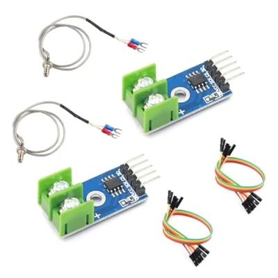 Afbeelding van 2 stuks MAX6675 temperatuursensor, K type thermokoppel modules compatibel met Arduino en Raspberry Pi