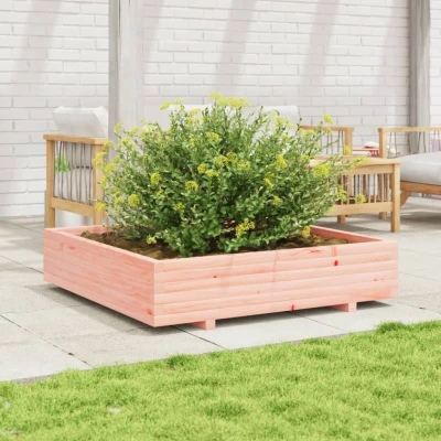 Afbeelding van Plantenbak 110x110x26,5 cm massief douglashout