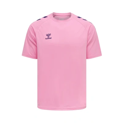 Afbeelding van Hummel XK CORE POLY Tshirt print, Heren, Maat: XXL, Cotton candy
