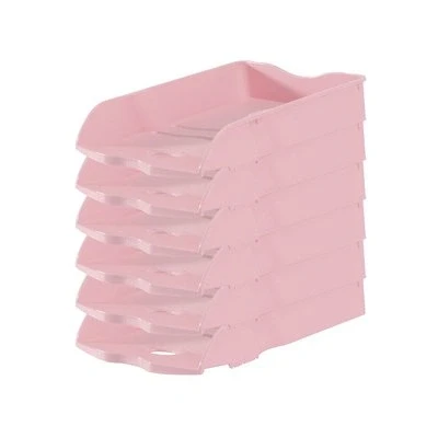 Afbeelding van HAN brievenbak Re LOOP A4/C4 stapel en nestbaar pastelroze 100% gerecycled HA 10298 886