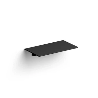 Afbeelding van Clou Sjokker Telefoon Douche Planchet Wandmodel Mat Zwart 18x10x3.3cm