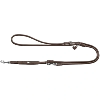 Afbeelding van Hunter Hondenriem Round &amp; Soft Love Bruin