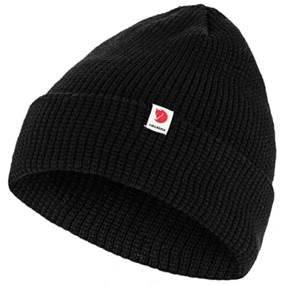 Afbeelding van Fjällräven Tab Muts Black Zwart Mutsen