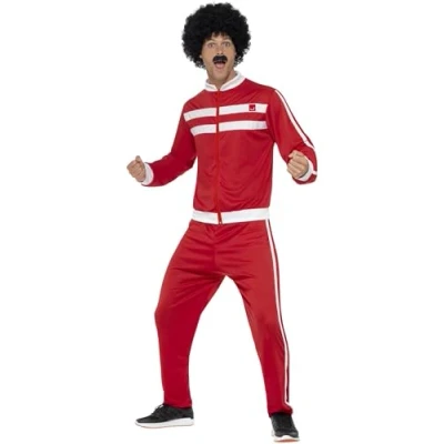 Afbeelding van Scouser Tracksuit Red &amp; White with Jacket Trousers