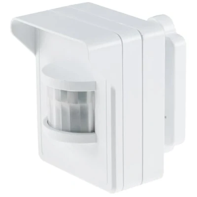 Afbeelding van Draadloze bewegingsmelder IP44 voor buiten Pilota Casa 90 8m bereik LED Geschikt draadloos signaal tot 30 meter wit