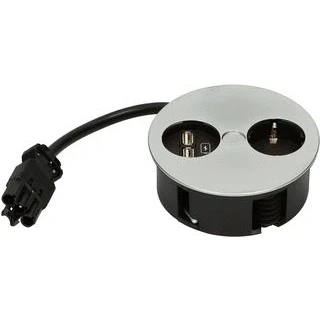 Afbeelding van Bachmann cont ds comb met chroom le snoer 0 2m 1 dzn m randaard 931 033
