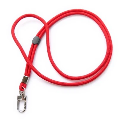 Afbeelding van trage.band® Lange verstelbare draagband/koord met karabijnhaak, rood