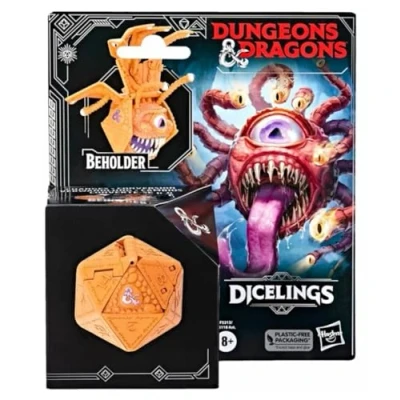 Afbeelding van Avalon Hill F5213 &amp; Dragons Dicelings Beholder Collectible D Monster Dice Converteren Giant d20 Actiefiguren Rollenspel Dobbelstenen