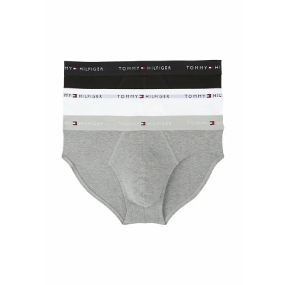Afbeelding van Tommy Hilfiger Signature 3 PACK Slip, Heren, Maat: Small, Mid hthr blck th wht