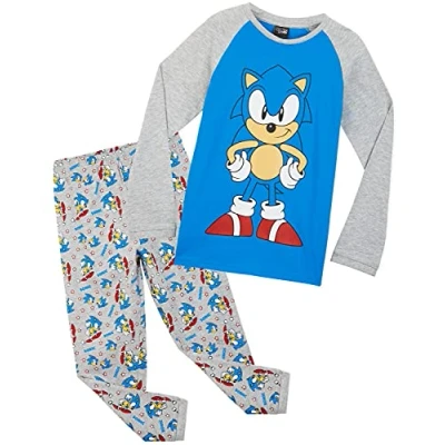 Afbeelding van Sonic Jongens Pyjama, Blauw, 6 7 jaar