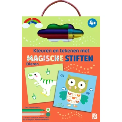 Afbeelding van Kleuren en tekenen met magische stiften: Dieren
