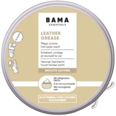 Afbeelding van Bama Leather Grease Verzorgende en Beschermende Creme die het leer soepel houdt 100ml