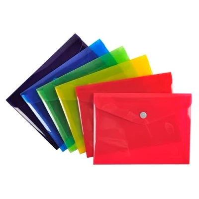 Afbeelding van Exacompta Iderama PP envelopzakken, B6 verschillende kleuren, 30 stuks
