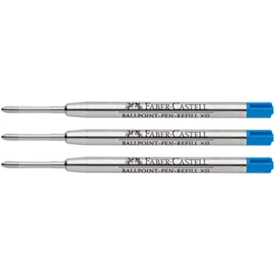 Afbeelding van Faber Castell Balpenvulling (3 stuks, extra breed blauw)