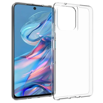 Afbeelding van Motorola moto G75 5G Hoesje Siliconen en TPU (zacht) Accezz Softcase/Backcover Transparant Telefoonhoesje