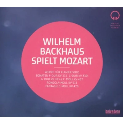 Afbeelding van Wilhelm Backhaus Spielt Mozart (CD)