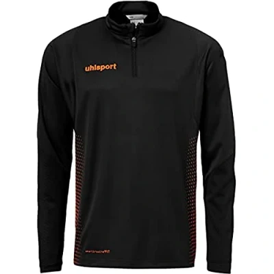 Afbeelding van Uhlsport Score Ziptop Heren Zwart / Fluo Oranje Maat: L