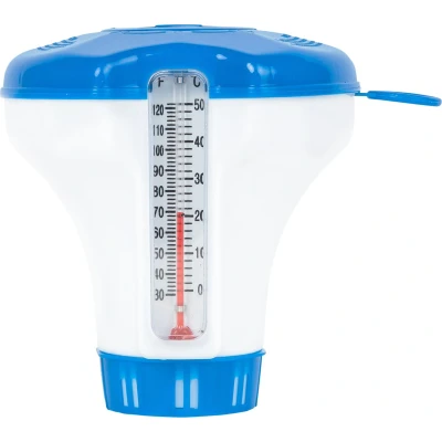 Afbeelding van VirtuFit Zwembad Chloordrijver Met Thermometer