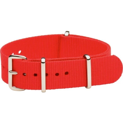 Afbeelding van Premium Red Nato strap 20mm Horlogeband Rood