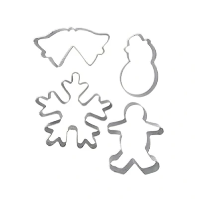 Afbeelding van Set van 4 kerstkoekjesvormpjes Zenker koekjesvormpjes