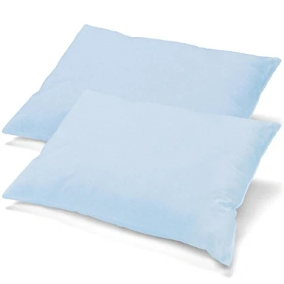 Afbeelding van aqua textil Classic Line kussensloop, 40 x 80 cm, blauw katoen ritssluiting Jersey kussensloop