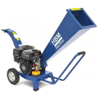 Afbeelding van HBM 4 Takt 6.5 PK 196 cc Benzine Hakselaar Houtversnipperaar