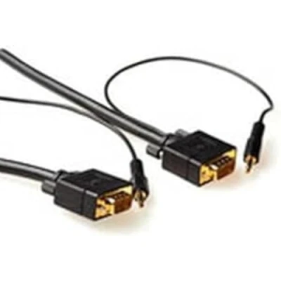 Afbeelding van ACT AK4992 Ultra High Performance VGA + Audio Aansluitkabel male/male 5 meter