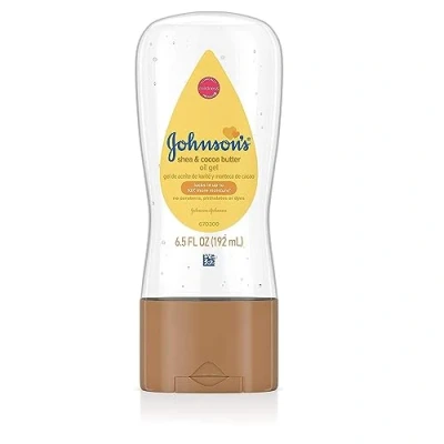Afbeelding van Johnson &amp; Johnson, Shea Cocoa Butter Oil 192ml