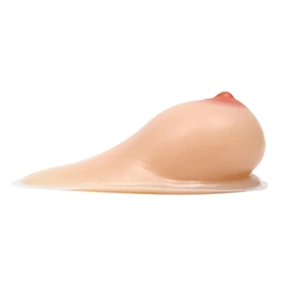 Afbeelding van 1 Paar Crossdresser Transgender Zelfklevende Siliconen Borstprothesen Nep Borsten Traanvormige Mastectomie Prothese Beha Enhancers Inserts,Nude,DD Cup (1200g/Pair)