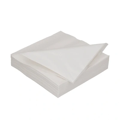 Afbeelding van 1200x Duni Servetten tissue 33cm 2 laags wit