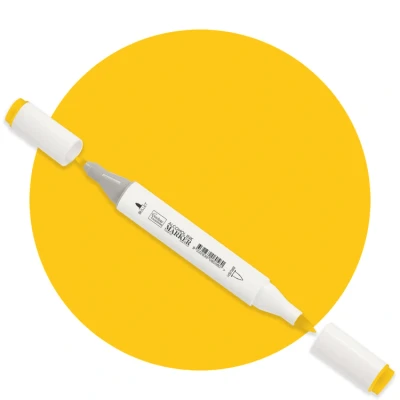 Afbeelding van Fresh Yellow Twin Tip Alcohol Ink Marker