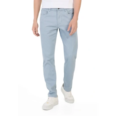 Afbeelding van camel active Regular Fit 5 pocket broek Maat menswear 34/38 Lichtblauw