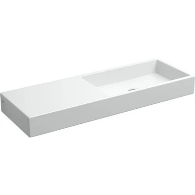 Afbeelding van Fontein Clou Mini Wash Me 56x19x6cm Links Keramiek Glans Wit (Zonder Kraangat)