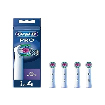 Afbeelding van Oral B 3D White Pro Opzetborstels 4 Stuks