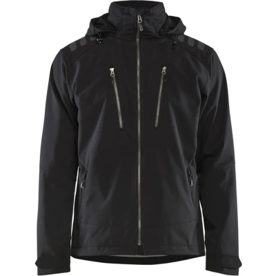 Afbeelding van Blaklader softshell jack 2513 9900 zwart mt XXL