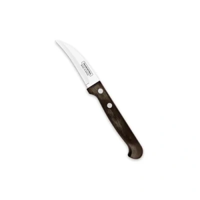 Afbeelding van Tramontina schilmes, 7,5 cm, roestvrij staal, houten handvat, vaatwasmachinebestendig