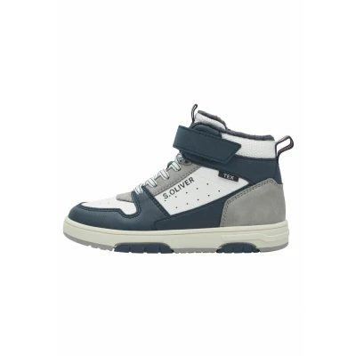 Afbeelding van s.Oliver Kinder Sneaker High 5 45101 43 Basketbal, White Comb, 34 EU, Witte kam, EU