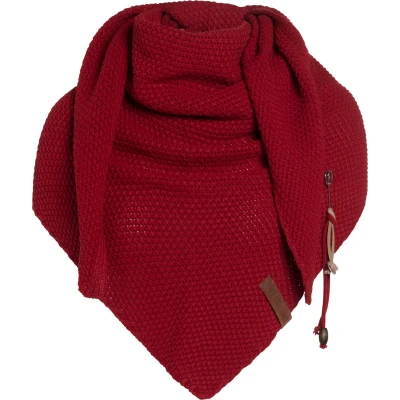Afbeelding van Knit Factory COCO Halsdoek, Dames, Maat: One Size, Bordeaux