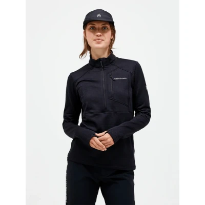Afbeelding van Peak Performance Trail Polartec HALF ZIP Fleece trui, Dames, Maat: Large, Black