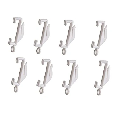 Afbeelding van Merriway BH03822 Gordijnglijders voor Decorail rails, wit, 24 stuks