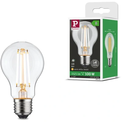 Afbeelding van Paulmann 29253 LED lamp Energielabel B (A G) E27 Peer 8.2 W Warmwit (Ø x h) 60 mm 105 1 stuk(s)