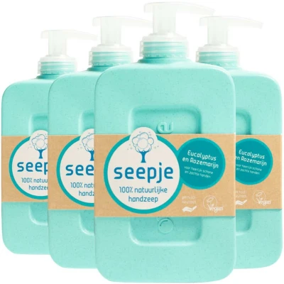 Afbeelding van 4x Seepje Handzeep Eucalyptus met Rozemarijn 300 ml