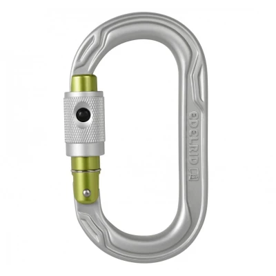 Afbeelding van Oval Power 2500 Permalock ovale karabiner met unieke beveiliging grijs